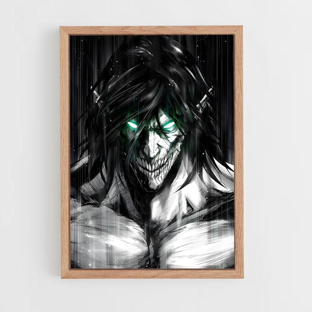 attack-on-titans-9 cadre Bois clair