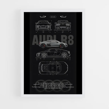 audi-2 cadre Blanc