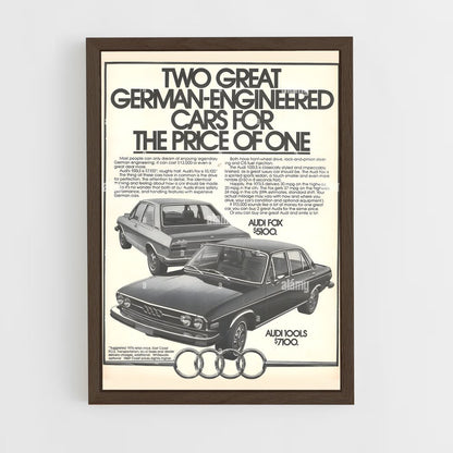 audi-4 cadre Bois foncé