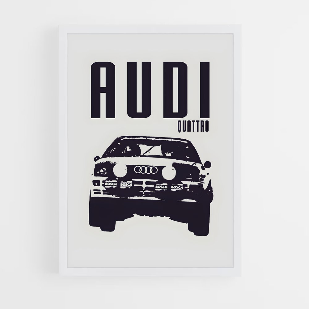 audi-7 cadre Blanc