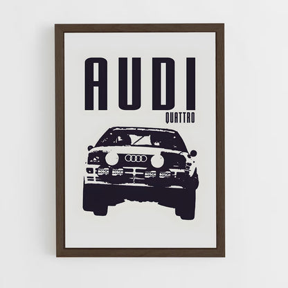 audi-7 cadre Bois foncé