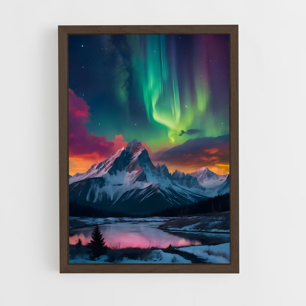 aurora-2 cadre Bois foncé