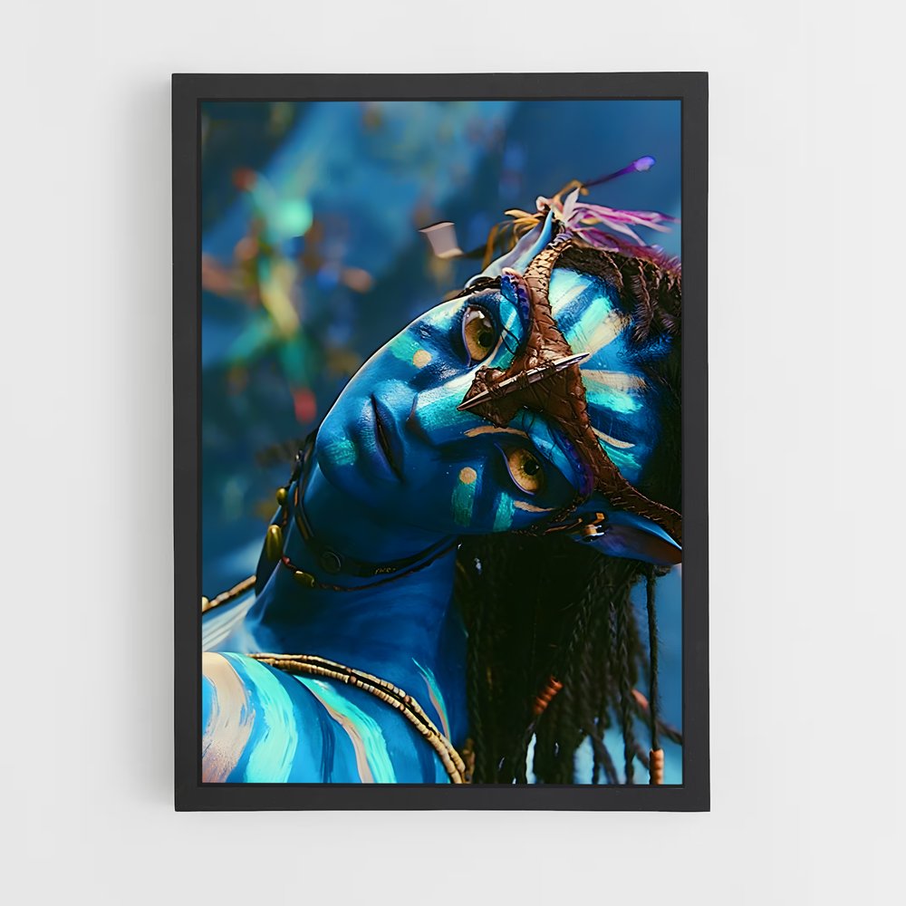avatar-7 cadre Noir