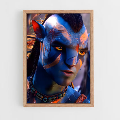 avatar-8 cadre Bois clair