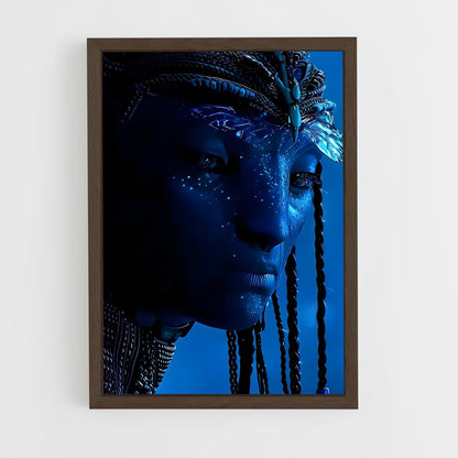 avatar-9 cadre Bois foncé