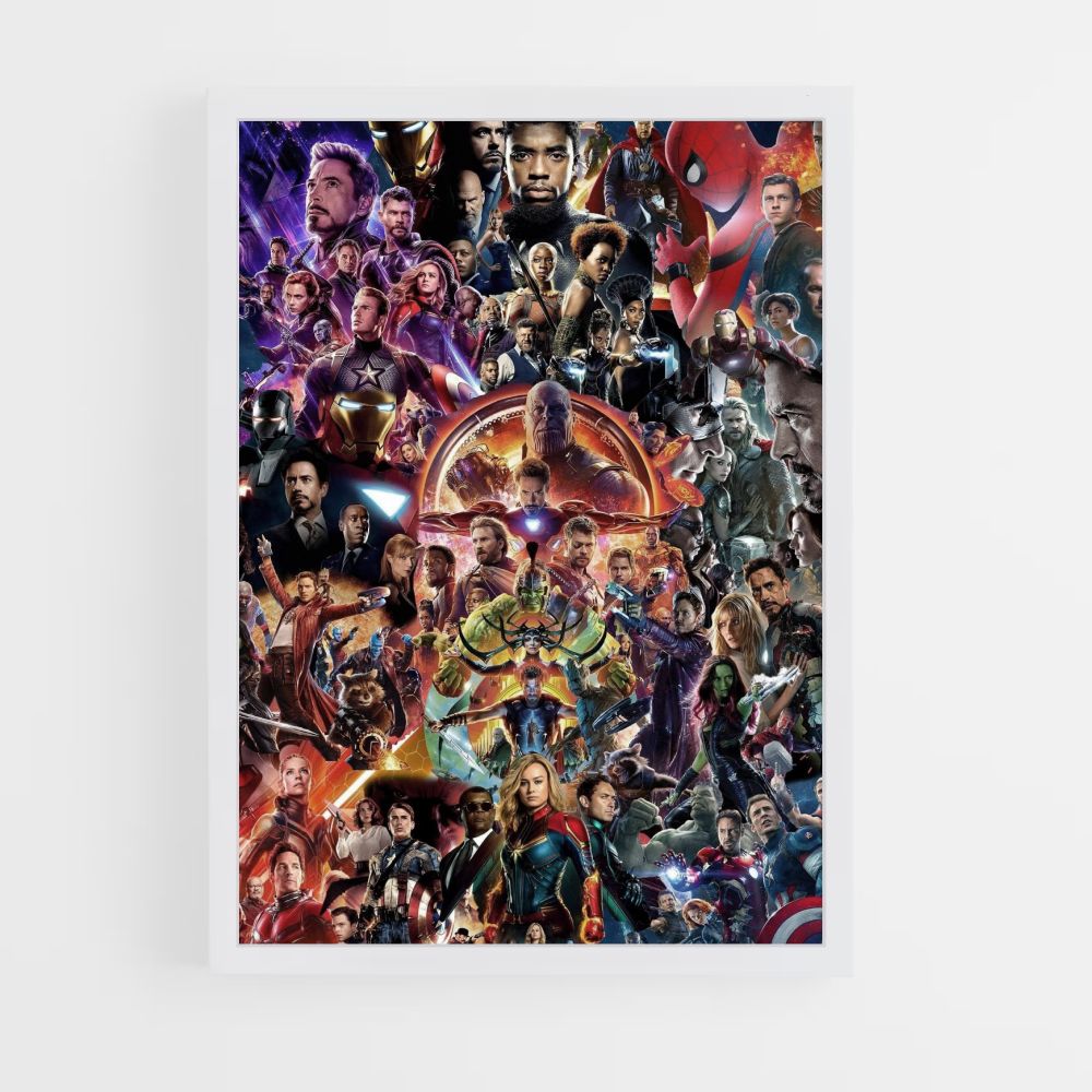 Poster Avengers Personnages