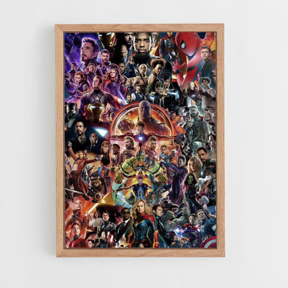 Poster Avengers Personnages