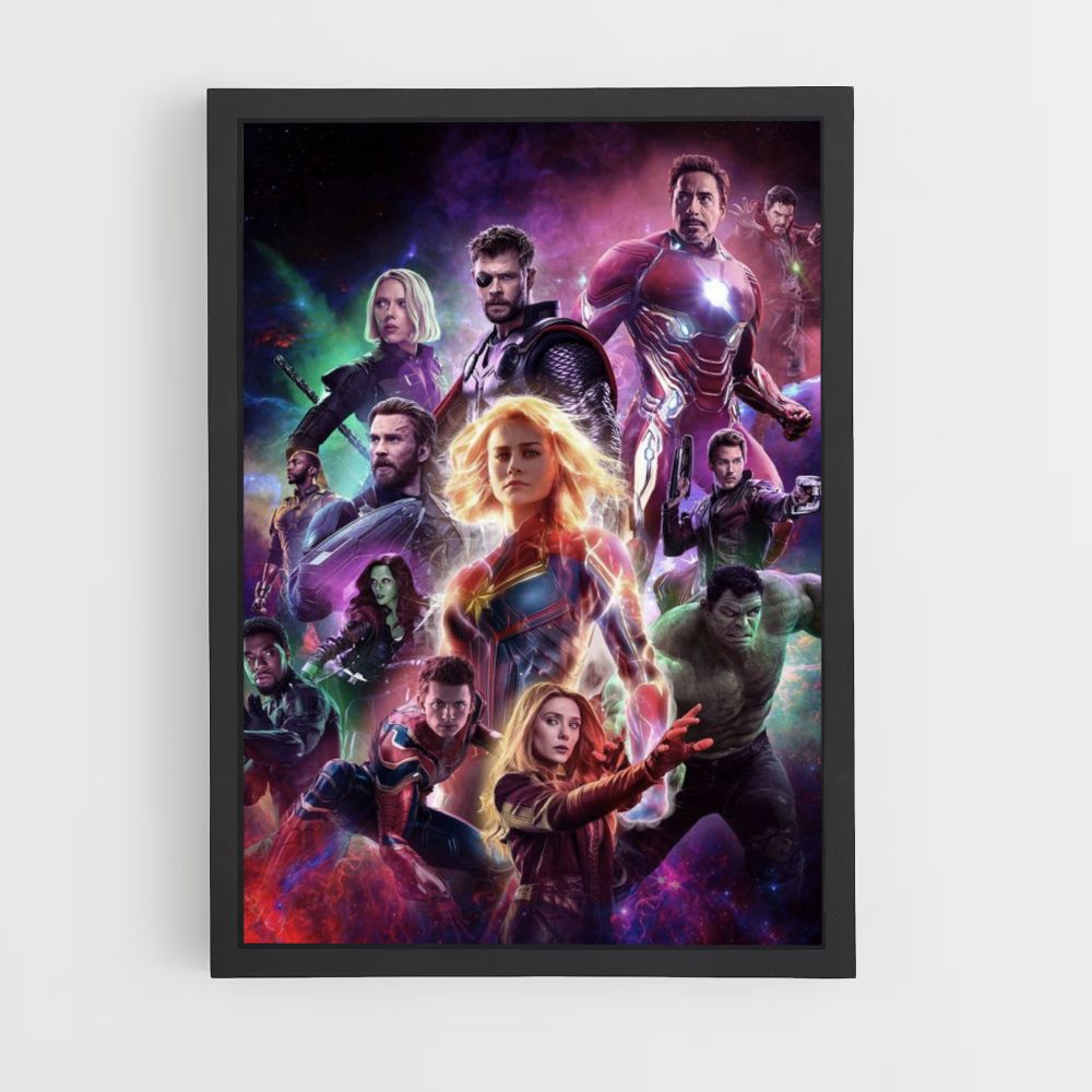 Poster Avengers Équipe