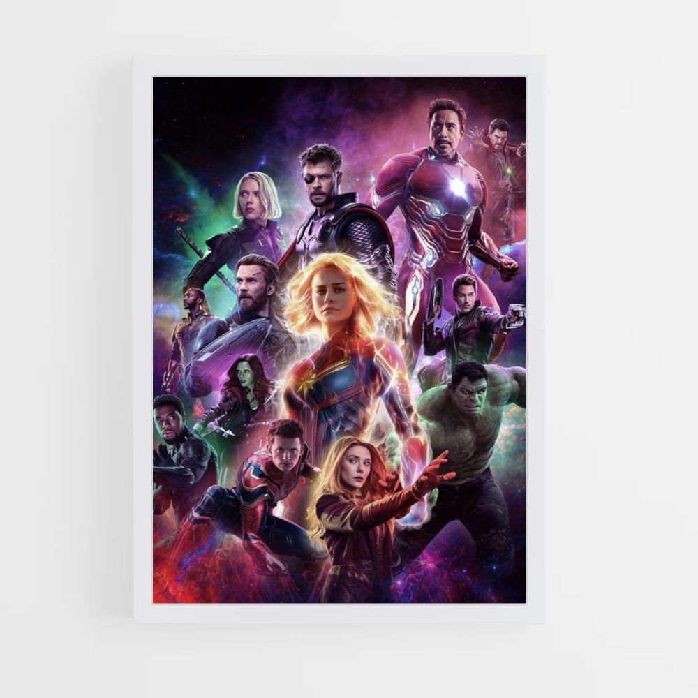 Poster Avengers Équipe