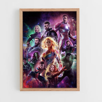 Poster Avengers Équipe