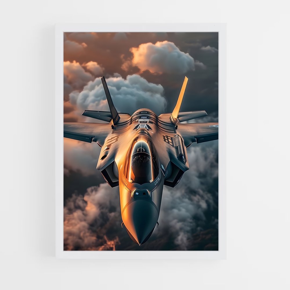 avion-de-chasse-1 cadre Blanc