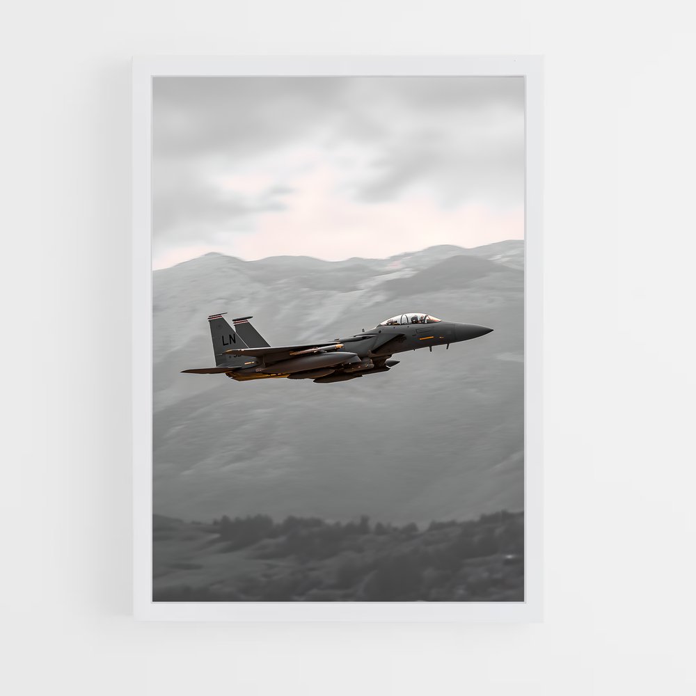 avion-de-chasse-4 cadre Blanc
