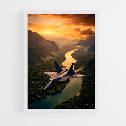 avion-de-chasse-6 cadre Blanc