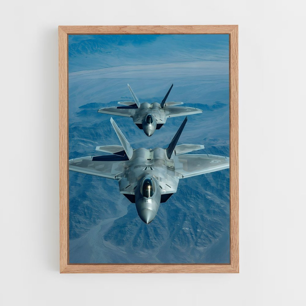 avion-de-chasse-7 cadre Bois clair