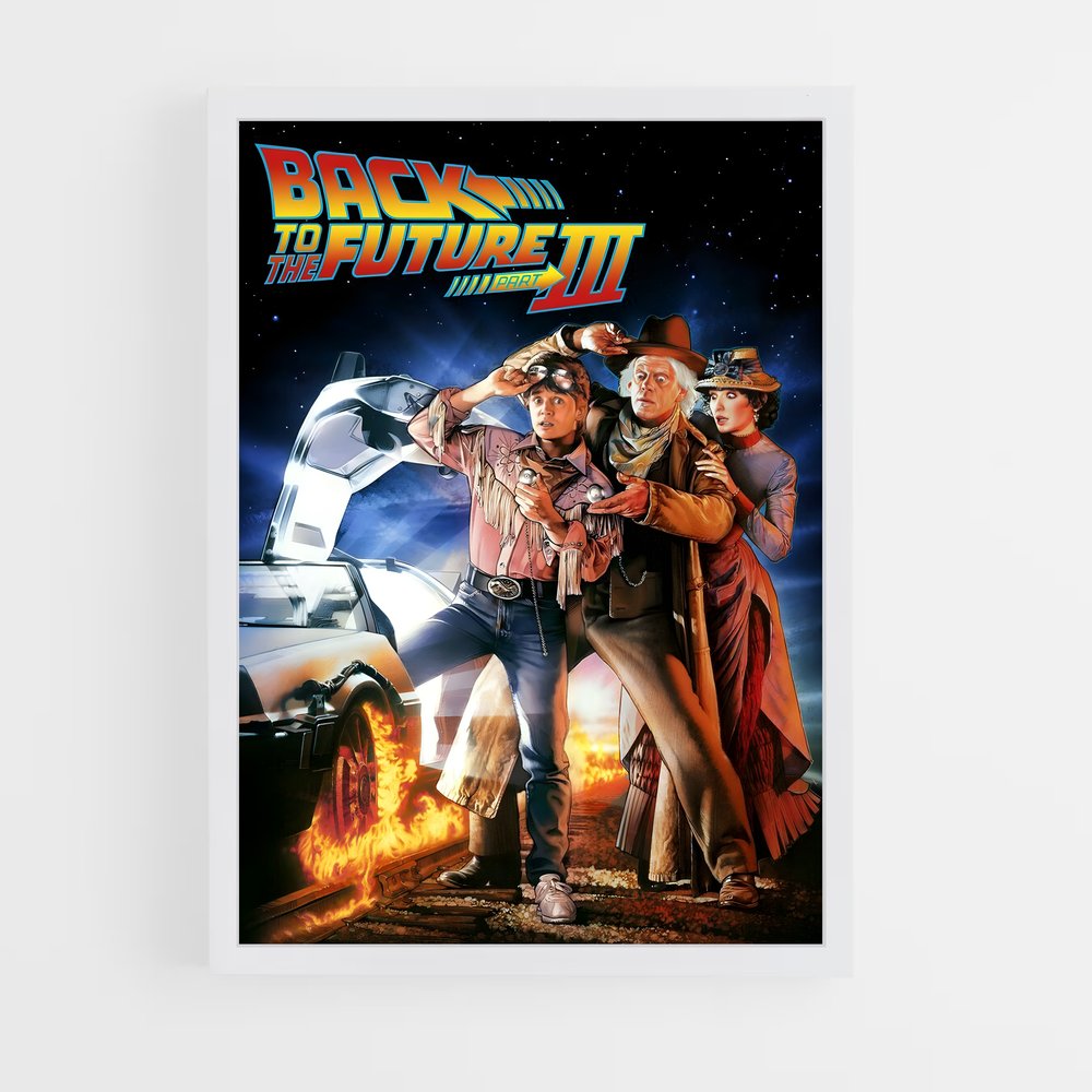 back-to-the-future-1 cadre Blanc