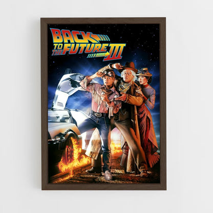 back-to-the-future-1 cadre Bois foncé