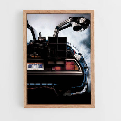 Poster Dolorean portes papillon