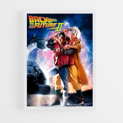 back-to-the-future-3 cadre Blanc