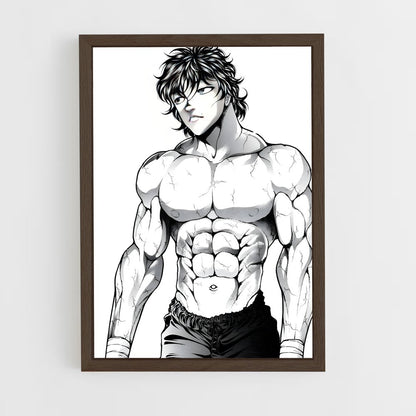 baki-6 cadre Bois foncé