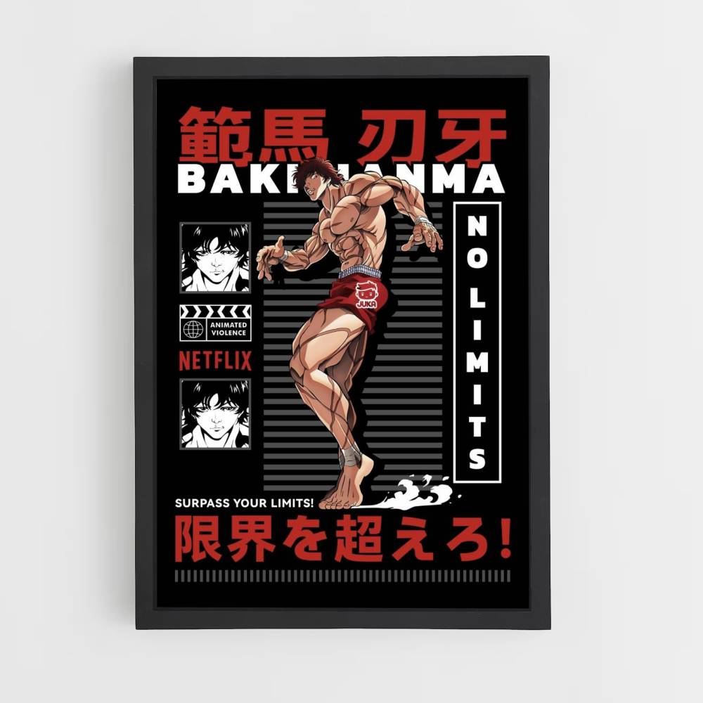 Poster Baki Japonais