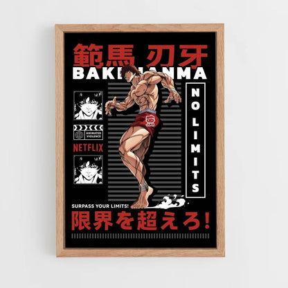 Poster Baki Japonais