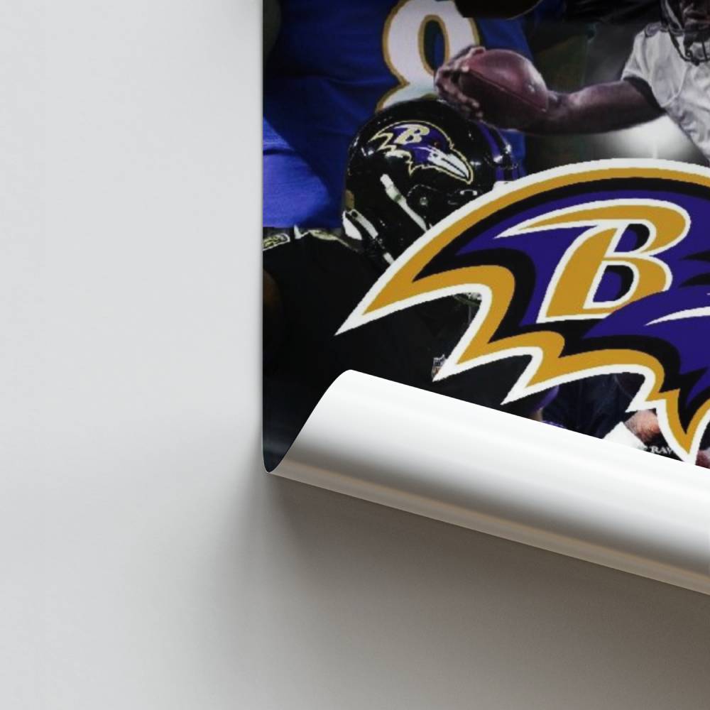 Poster Collage Baltimore Ravens