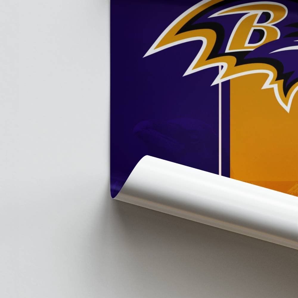 Poster Baltimore Ravens Logo