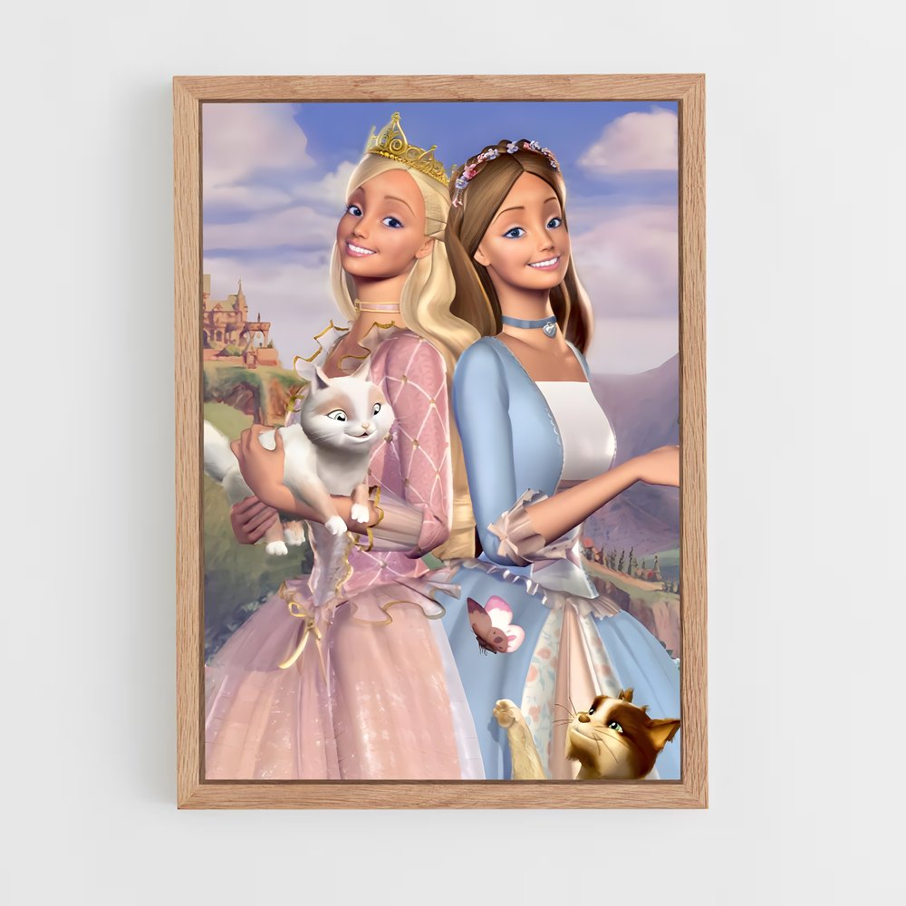 barbie-14 cadre Bois clair