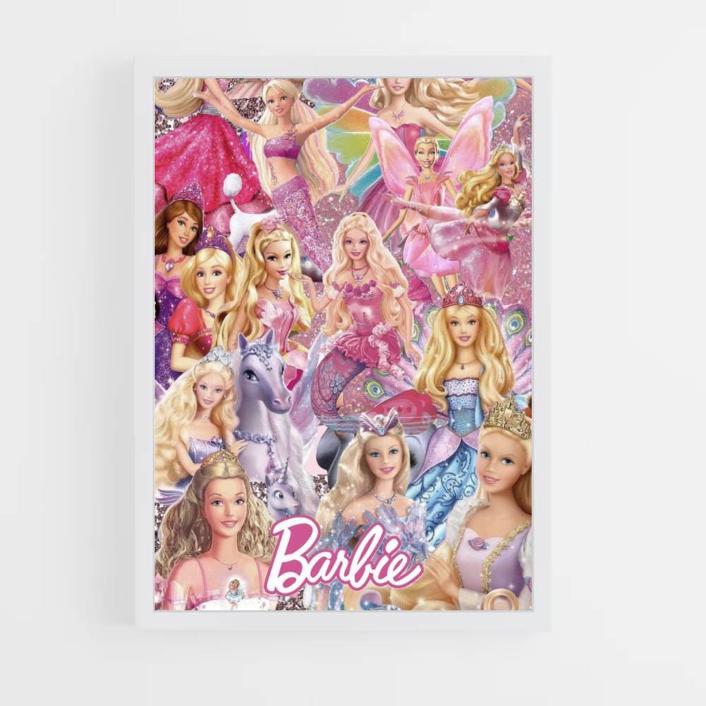 Poster Barbie Collage