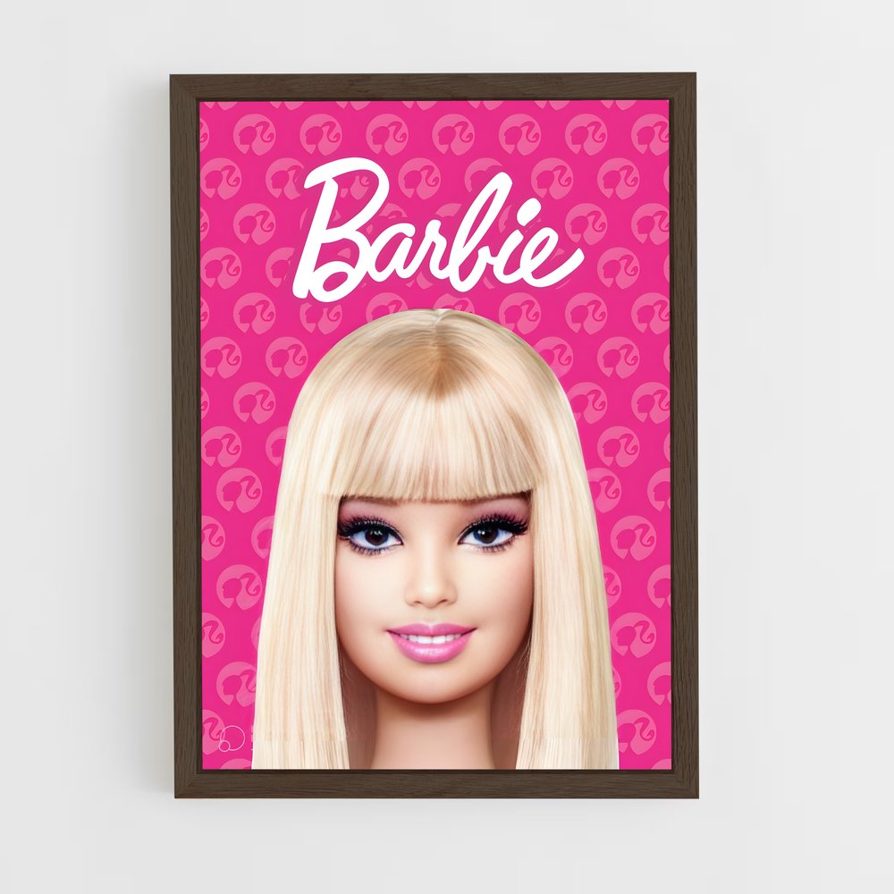 barbie-16 cadre Bois foncé