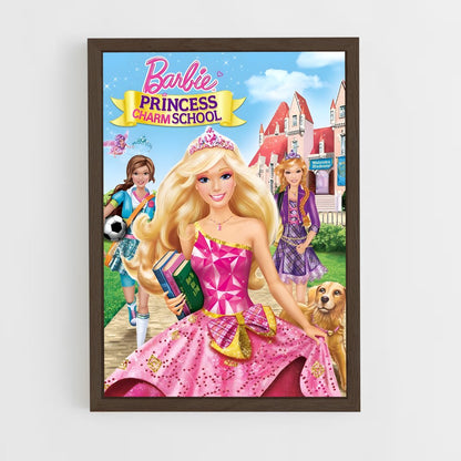 barbie-4 cadre Bois foncé