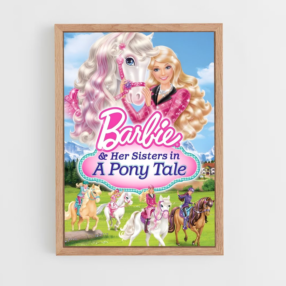 barbie-5 cadre Bois clair