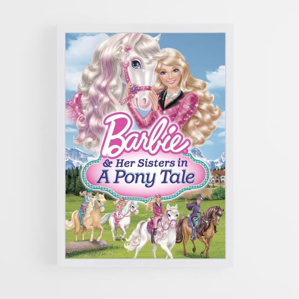 Poster Barbie Pony Tale