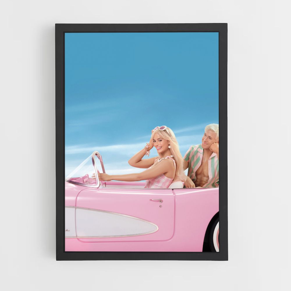 Poster Barbie Voiture