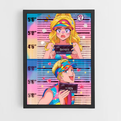 barbie-9 cadre Noir