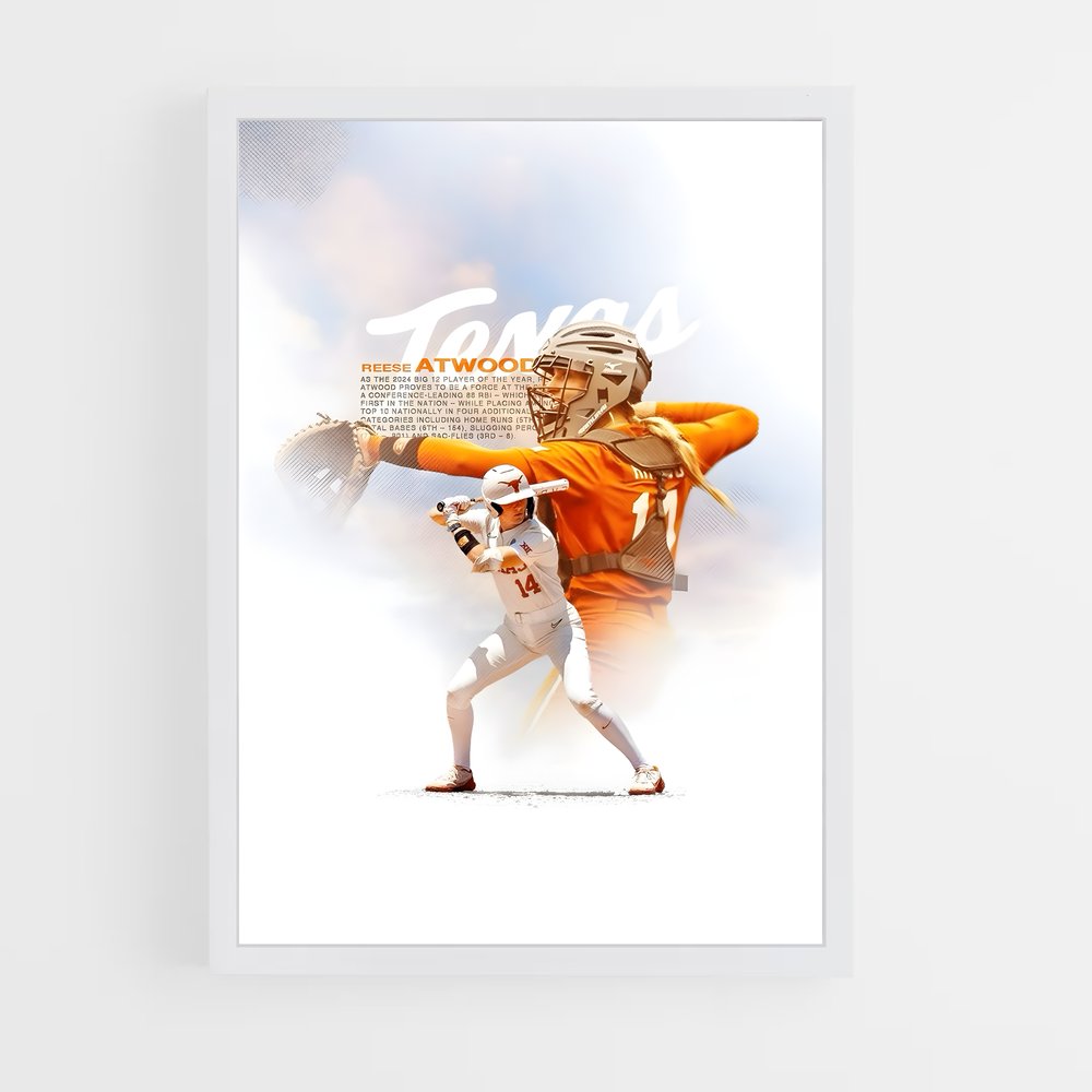 baseball-1 cadre Blanc