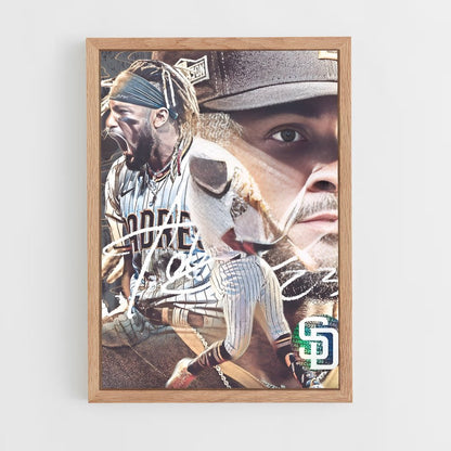 baseball-11 cadre Bois clair