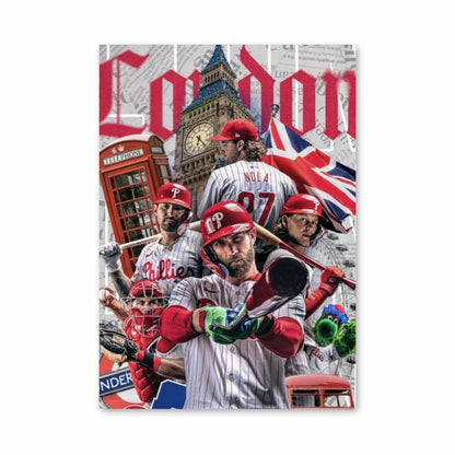 Poster Londres Baseball