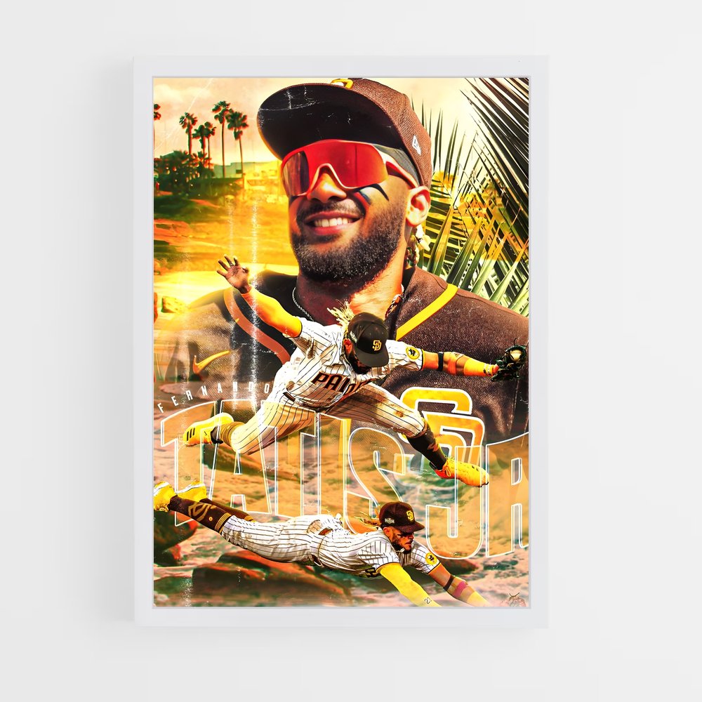 baseball-14 cadre Blanc