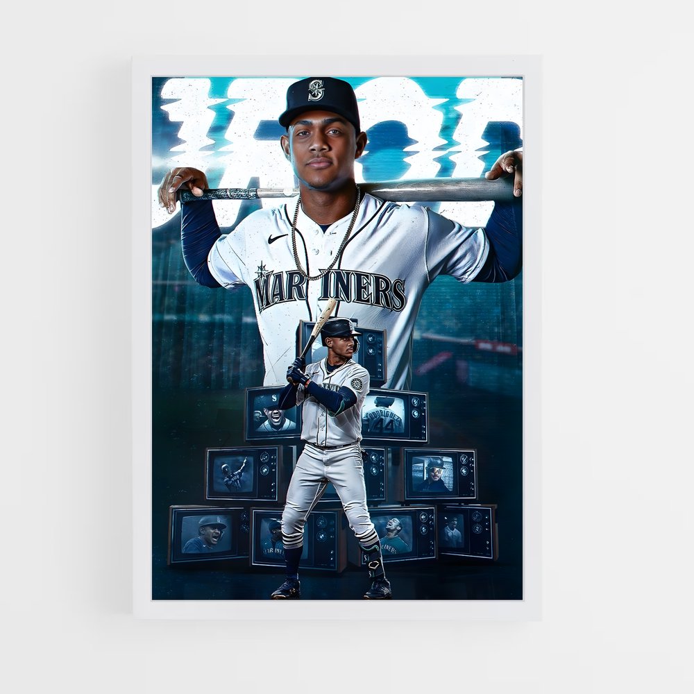 baseball-15 cadre Blanc