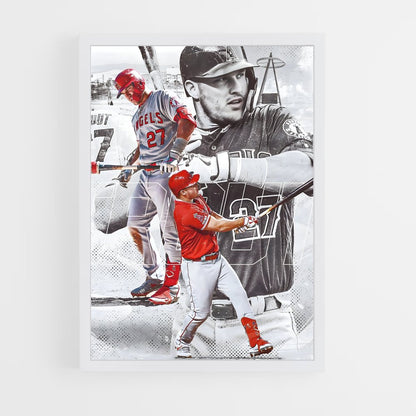 baseball-21 cadre Blanc