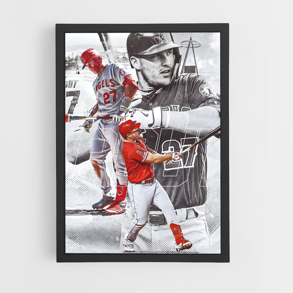 baseball-21 cadre Noir