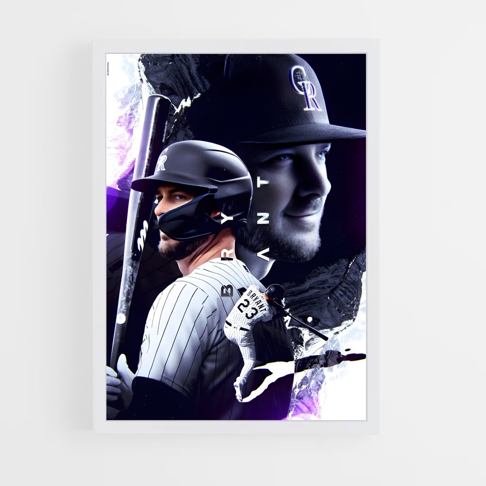baseball-24 cadre Blanc