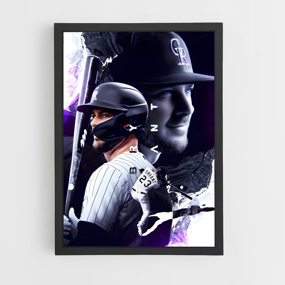baseball-24 cadre Noir