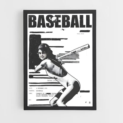 baseball-26 cadre Noir