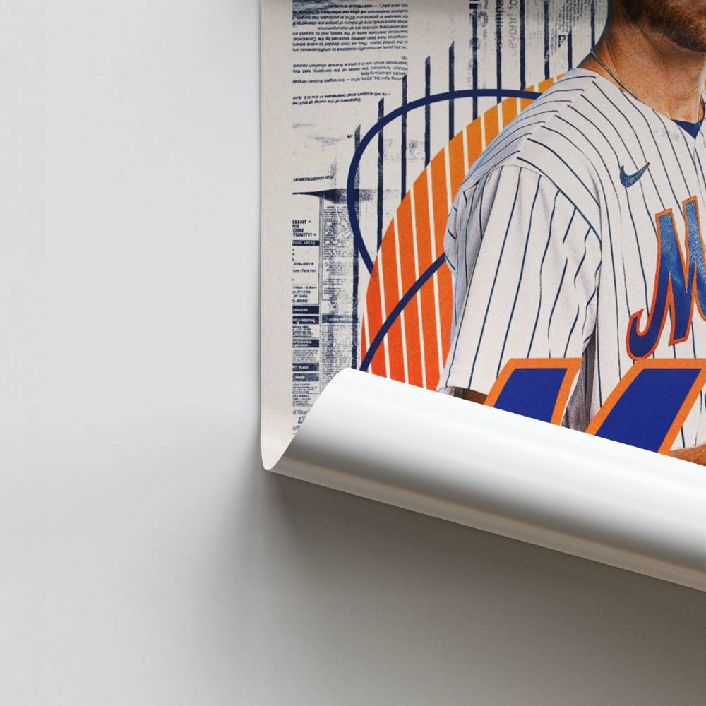 Poster Baseball Mets