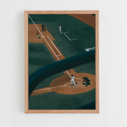baseball-30 cadre Bois clair