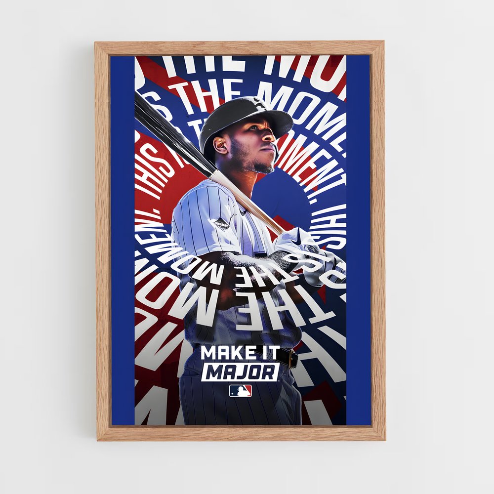 baseball-31 cadre Bois clair