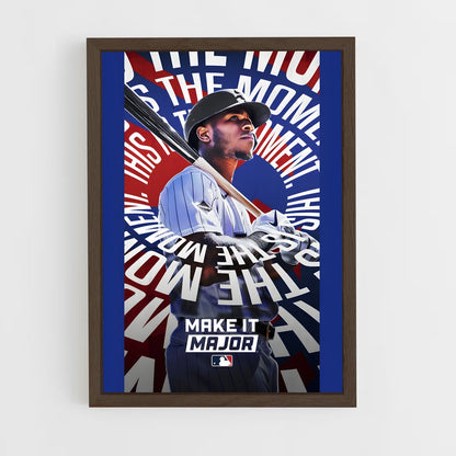baseball-31 cadre Bois foncé