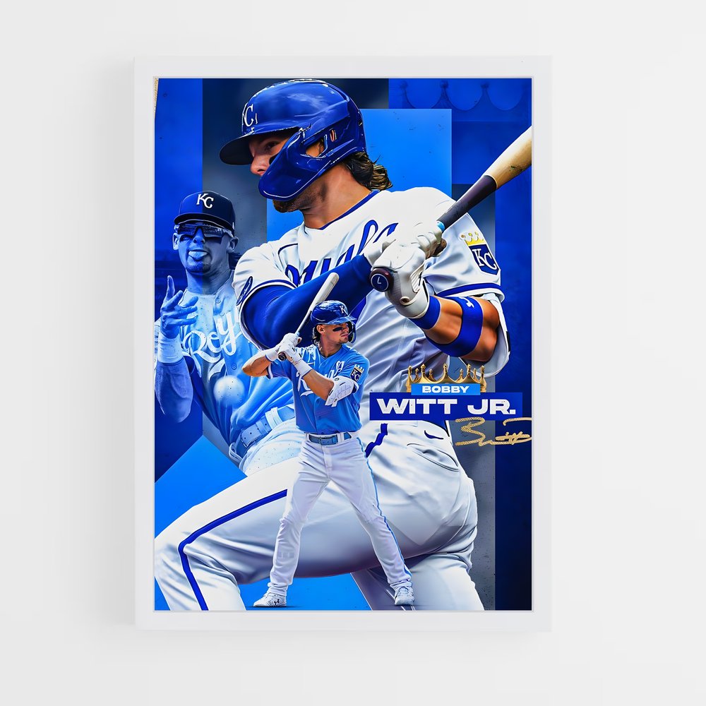 baseball-32 cadre Blanc